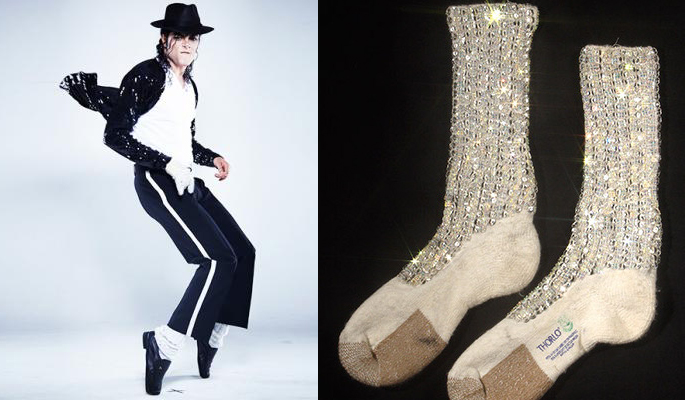 Носки Майкла Джексона выставляют на аукцион