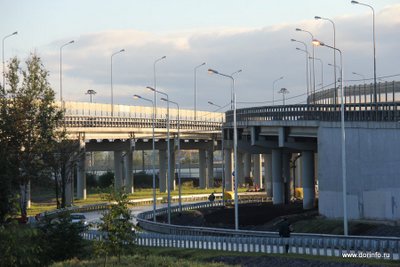 Открыта новая развязка МКАД с Бесединским шоссе