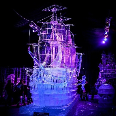 Выставка ледяных скульптур в СПБ