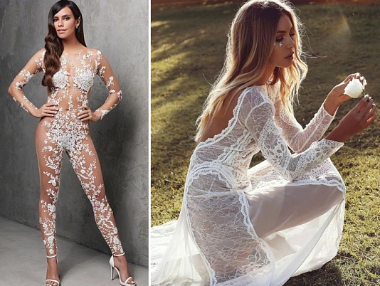 В 2019 «голые» свадебные платья станут популярным трендом