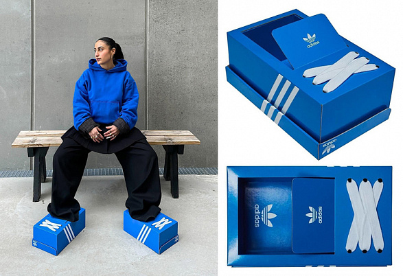 Бренд Adidas выпустил кроссовки-коробки